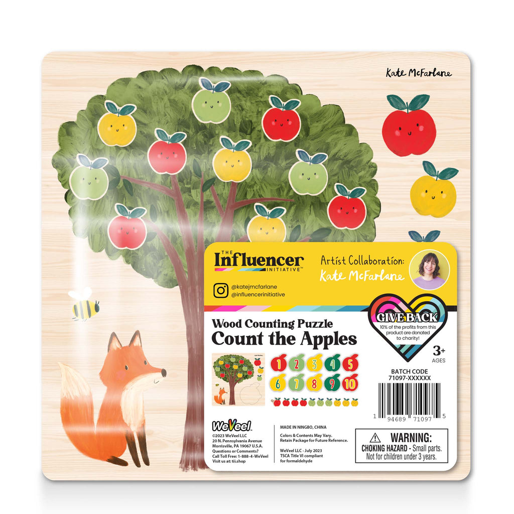 Toys & Games Kate McFarlane - "Count The Apples" Wooden Toy Set