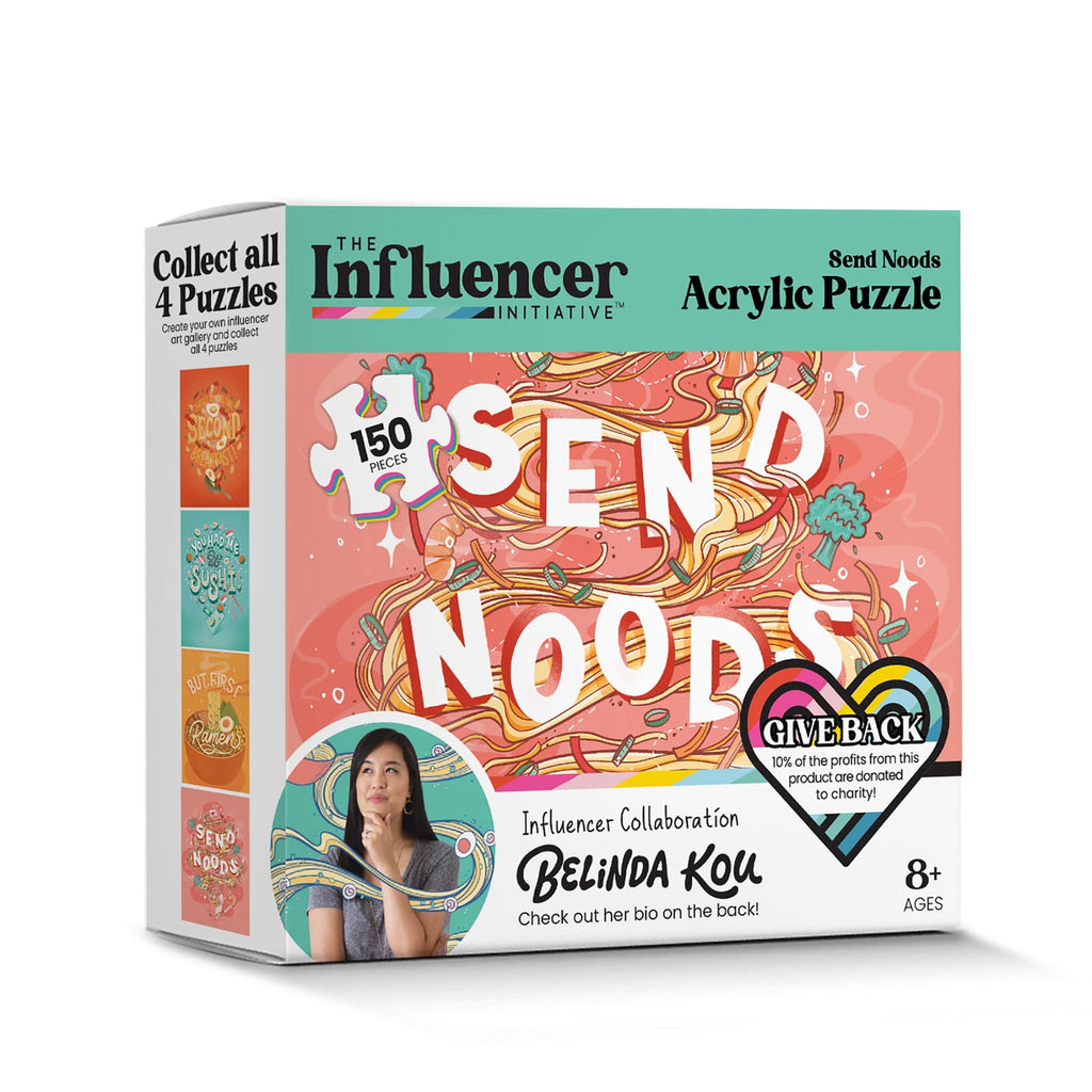 Toys & Games Belinda Kou's "Send Noods" - Crystal Acrylic Puzzle (150pc)